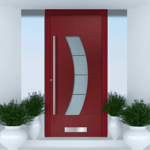 43804-red-frontt-exterior-modern-aluminium-doors_480x480_crop_center.progressive External ThruSafe Aluminium Door - 1141 CNC Grooves